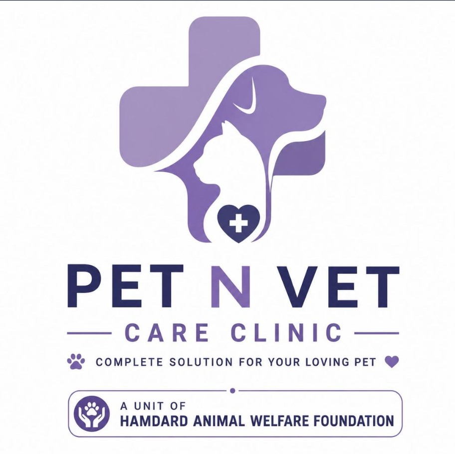 pet and vet care clinic logo